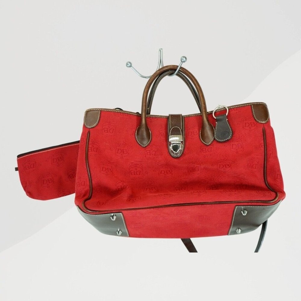 Vintage Dooney Bourke, Red Color, #โ DL50C-W4 Bag With Small bag